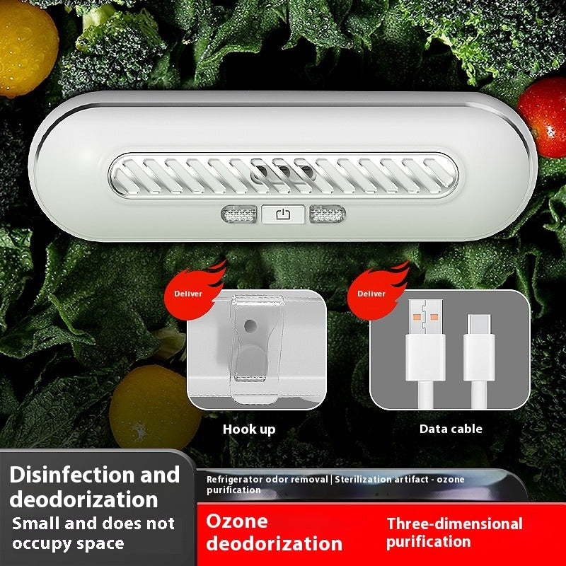 Ozone Refrigerator Deodorizer USB Air Purifier