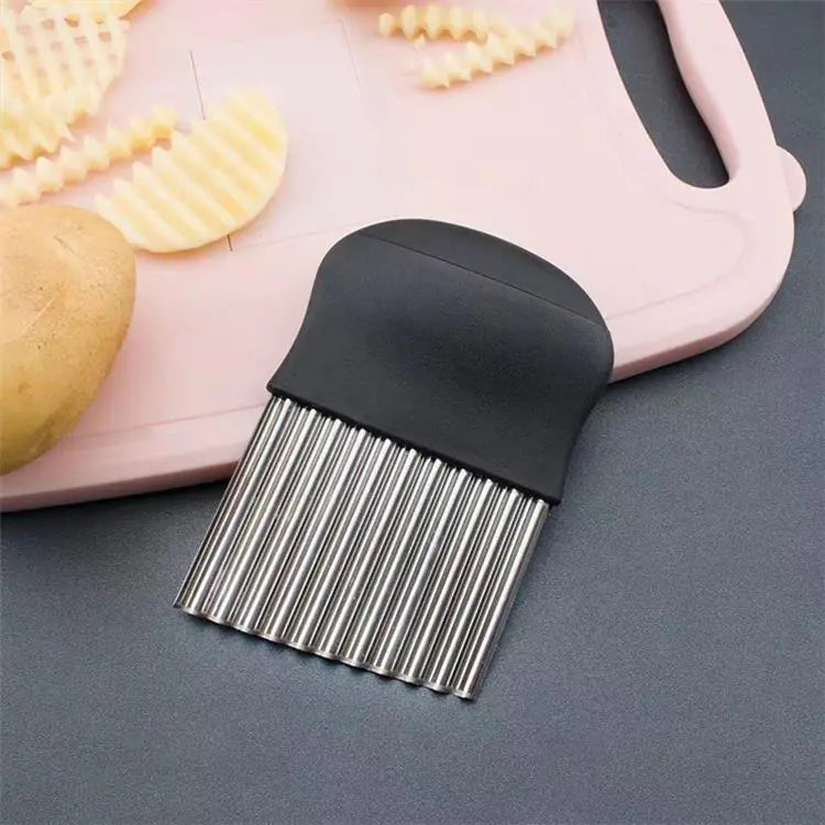 Stainless Steel Wavy Potato Cutter Kitchen Tool