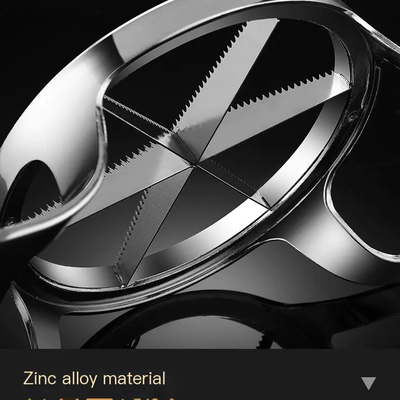 Thick Zinc Alloy Fruit Slicer for Home Use