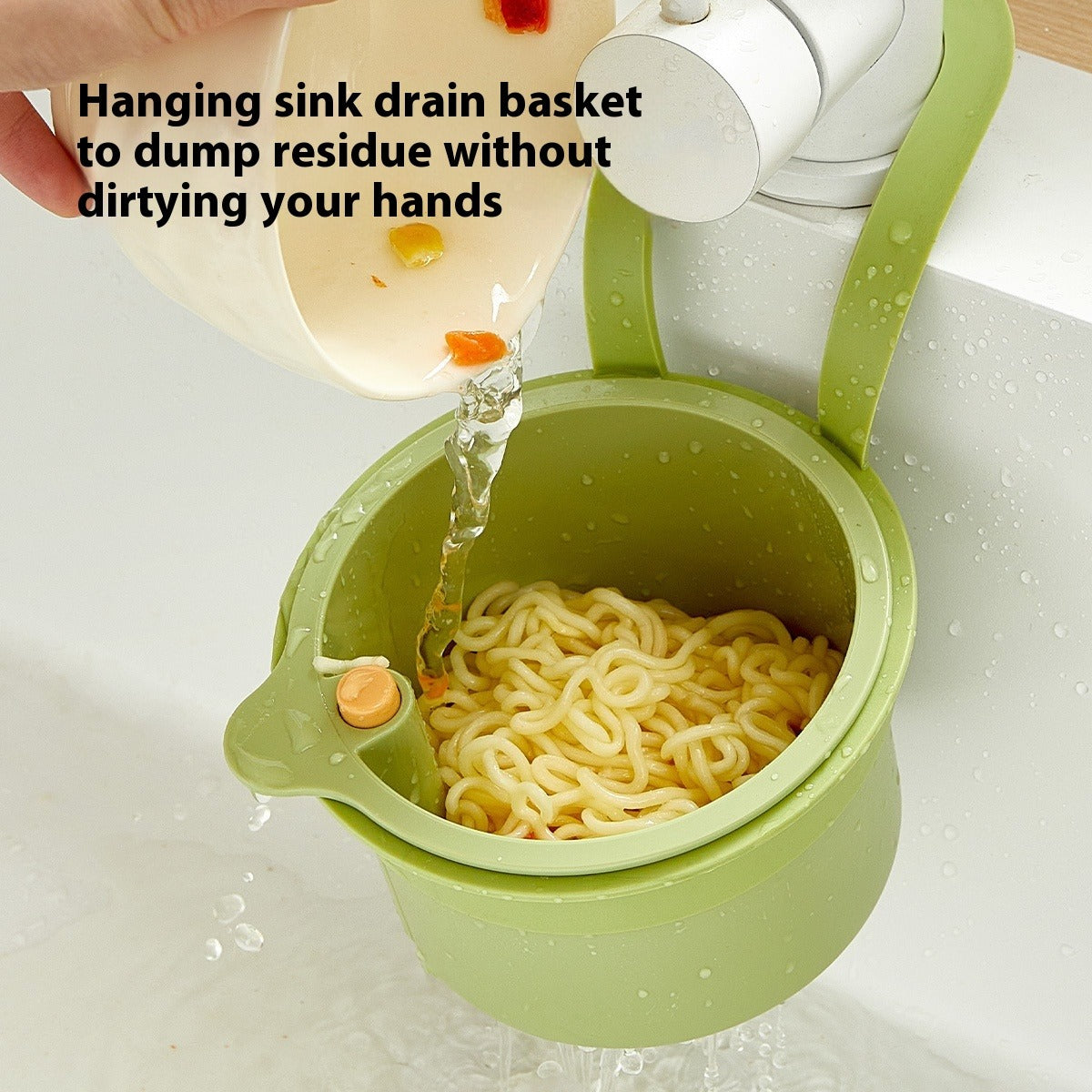 Hanging Sink Drain Basket Double Layer