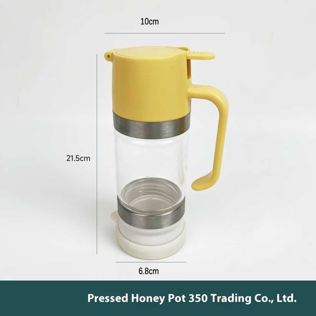 Borosilicate Glass Honey Dripper Bottle